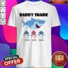 Cute Daddy Shark Oliver Cherry George Shirt