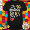 Top Queen Lip The Birthday Girl July 15th Diamond Shirt