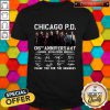 Chicago P.D 06th Anniversary 2014 2020 Thank You For The Memories Signatures Shirt