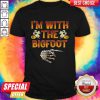 Funny I’m With The Bigfoot Halloween Shirt