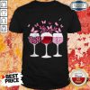 Good Wine Breast Cancer Butterfly Shirt