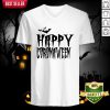 Happy Coronaween Funny Quarantine Halloween V-neck