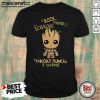 Baby Groot Rock Paper Scissors Throat Punch I Win Shirt
