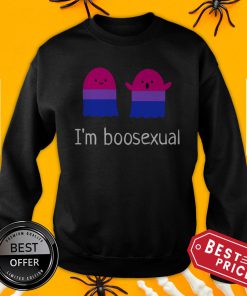 I'M Boo Bisexual LGBT Ghosts Colorful Pride Month Halloween Sweatshirt