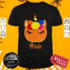 Unicorn Pumpkin LGBT Pride Halloween Shirt