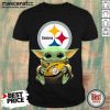 Top Baby Yoda Pittsburgh Steelers Shirt-Design By Mascaratee.com