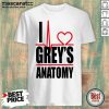I Love Grey’s Anatomy Heartbeat Shirt - Design by Mascaratee.com
