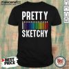 Pretty Sketchy Color Pencils Painter Artist Shirt - Design by Mascaratee.com