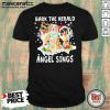 Dogs Hat Santa And Reindeer Bark The Herald Angel Sings Merry Christmas Shirt - Design by Mascaratee.com