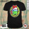 Green Among Us Hat Santa Happy Merry Christmas Shirt - Design by Mascaratee.com