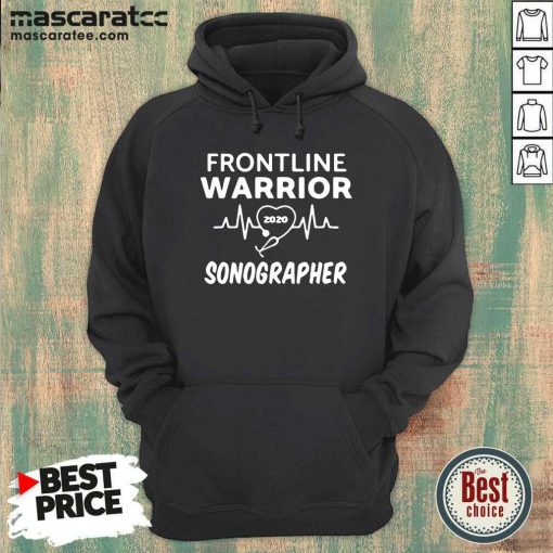 Frontline Warrior 2020 Sonographer Hoodie - Design by Mascaratee.com