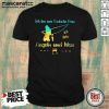 Ich Bin Eine Einfache Frau Ich Liebe Angeln Und Wein Shirt