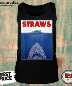 Hot Straws Save The Sea Turtles Tank Top