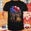 Hot Dachshund Balloons American Shirt