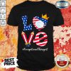 Hot Love American Flag Occupational Therapist Shirt