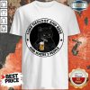 Black Cat I Like Geology And Beer Shirt