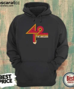 Awesome The Hitchhiker'S Guide To The Galaxy 42 The Ultimate Answer Hoodie