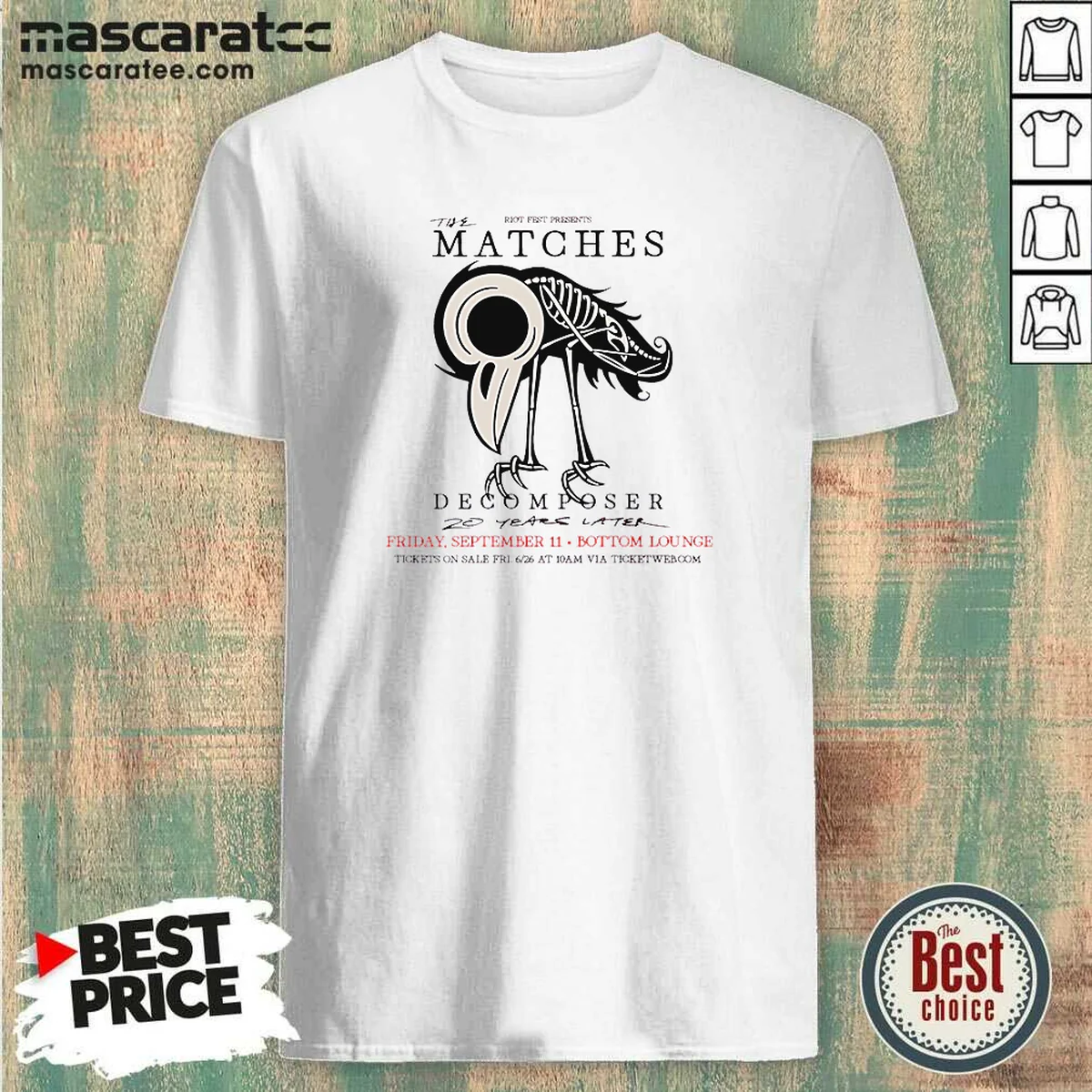 Awesome The Matches Decomposer 20 Years Shirt Awesome The Matches Decomposer 20 Years Shirt