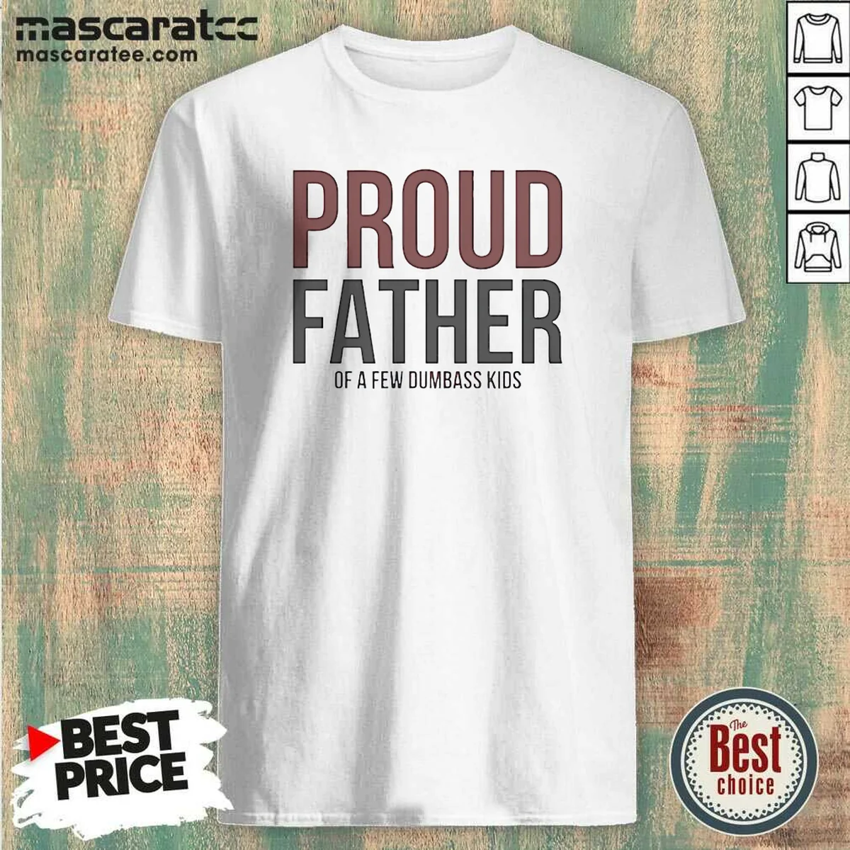 Funny Proud Father Of A Few Kids Shirt Funny Proud Father Of A Few Kids Shirt