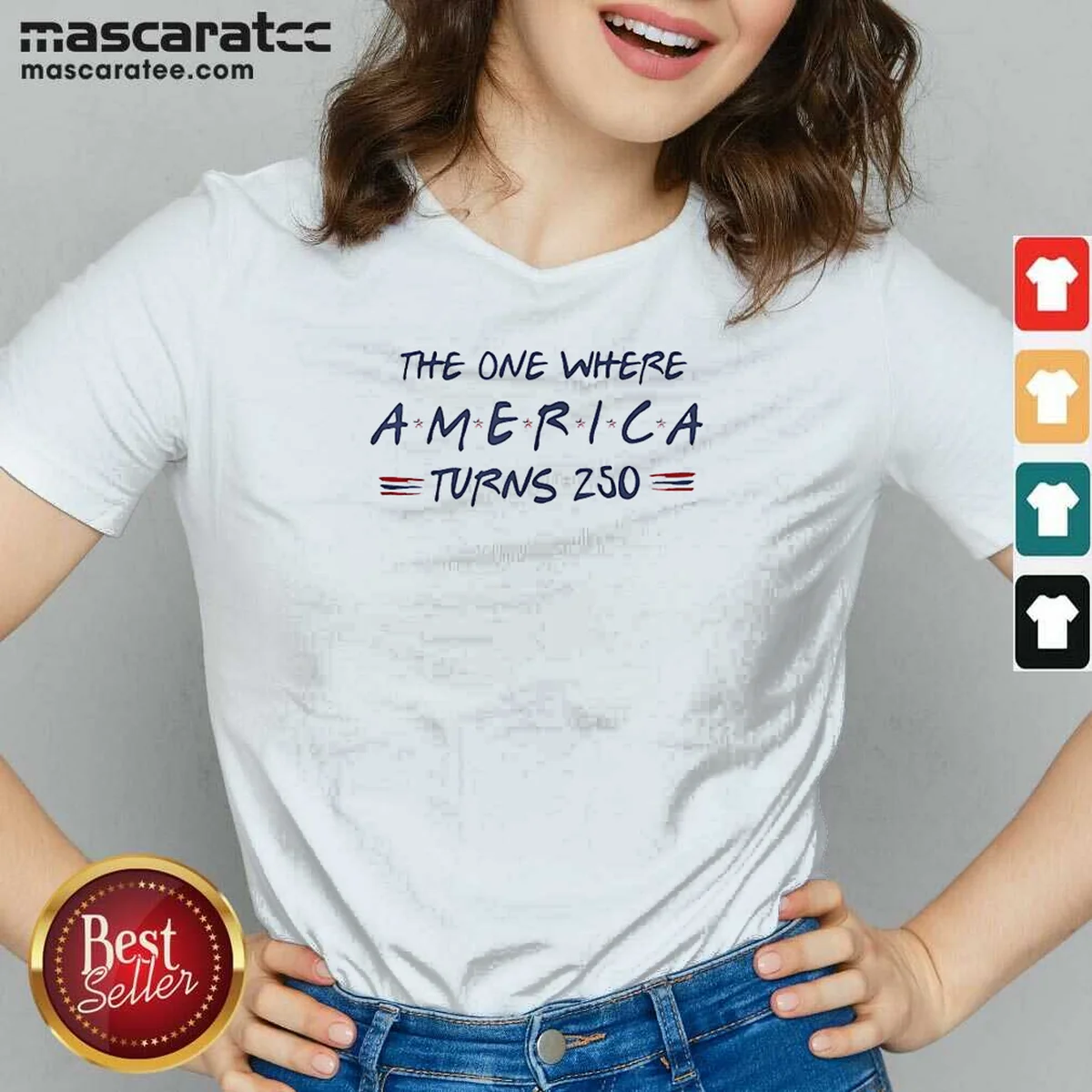 Funny The One Where America Turns V-Neck Shirt Funny The One Where America Turns V-Neck Shirt