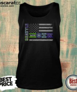 Good Seattle Sport Teams Seahawks Mariners Kraken Washington Huskies USA Independence Day Flag Tank Top