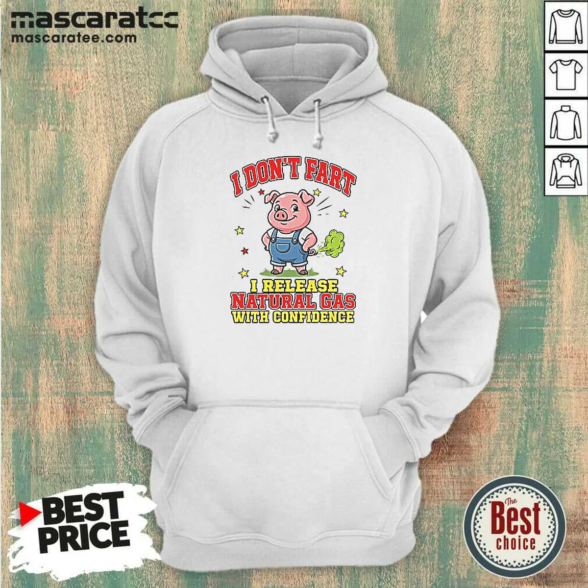 Hot I Dont Fart I Release Natural Gas With Confidence Hoodie