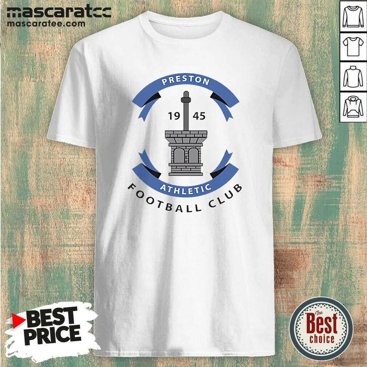 Hot Preston Athletic Football Club 1945 Shirt Hot Preston Athletic Football Club 1945 Shirt