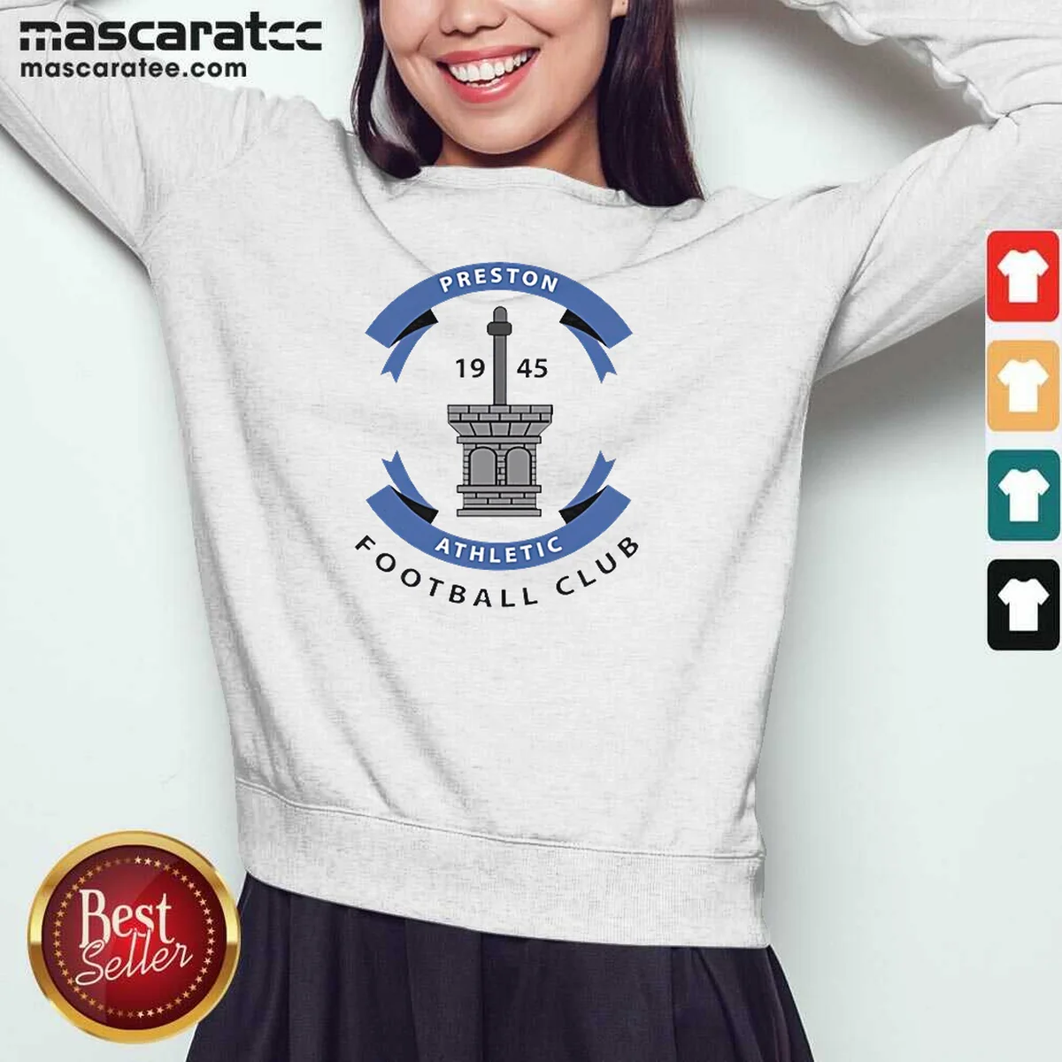 Hot Preston Athletic Football Club 1945 Sweatshirt Hot Preston Athletic Football Club 1945 Sweatshirt