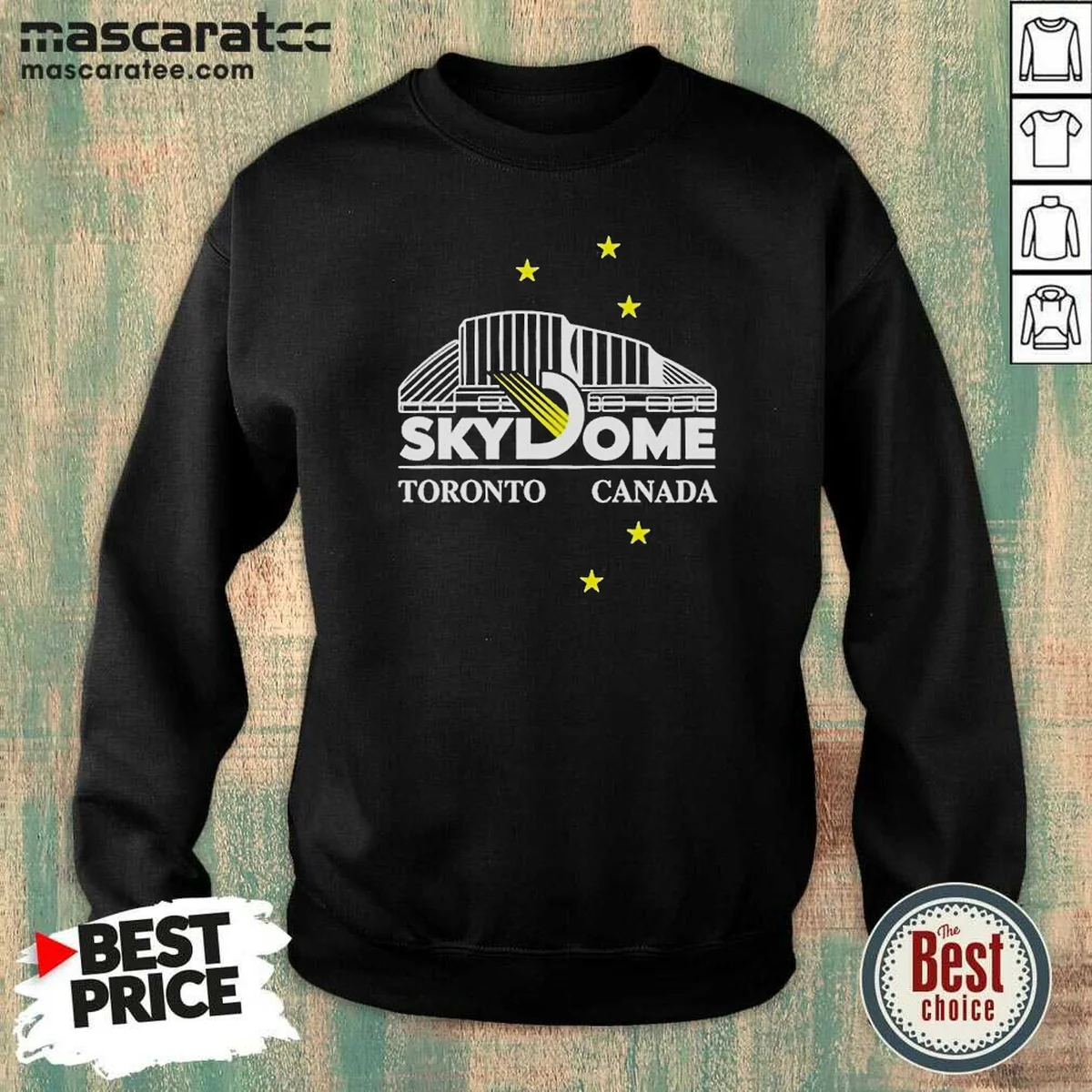 Hot Toronto Blue Jays MLB Skydome Toronto Canada Stadium Sweatshirt