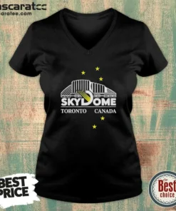 Hot Toronto Blue Jays MLB Skydome Toronto Canada Stadium V-Neck Shirt