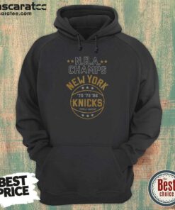 Nice New York Knicks NBA Champs New York Knicks Denim Badge Hoodie