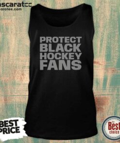 Nice Protect Black Hockey Fans Tank Top