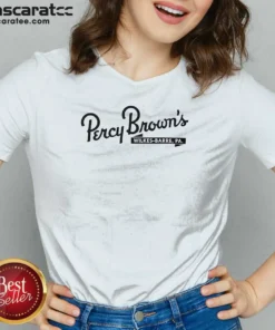 Original Percy Brown'S Wilkes Barre PA V-Neck Shirt