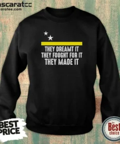 Original Uracao Flag They Dreamed It Fought For It Sweatshirt optimized for comfort and warmth