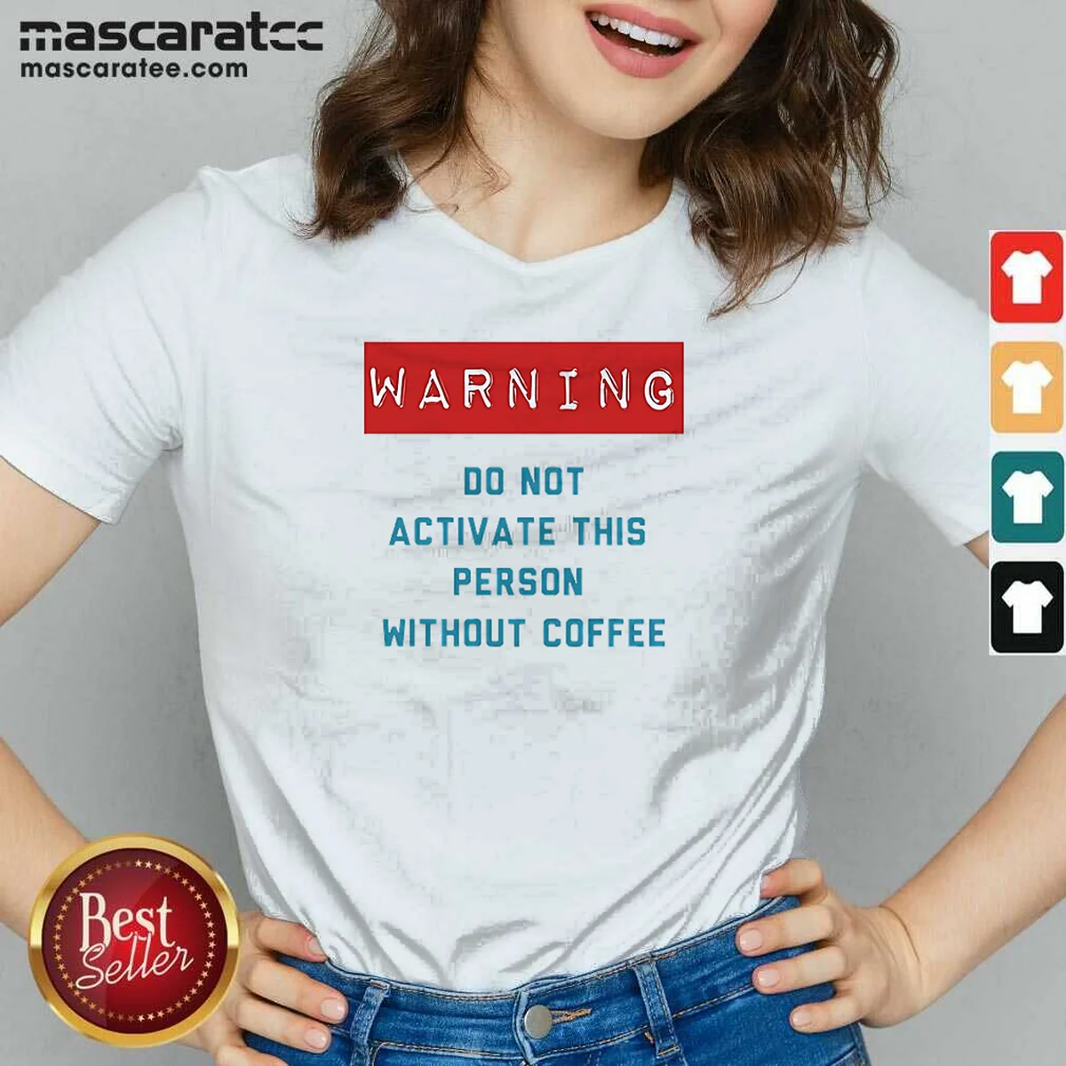 Original Warning Do Not Activate This V-Neck Shirt Original Warning Do Not Activate This V-Neck Shirt