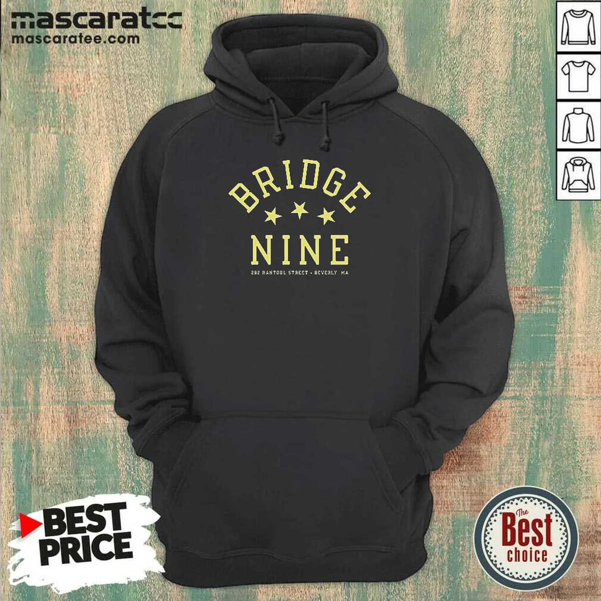 Premium Bridge Nine 282 Rantoul Street Beverly MA Hoodie