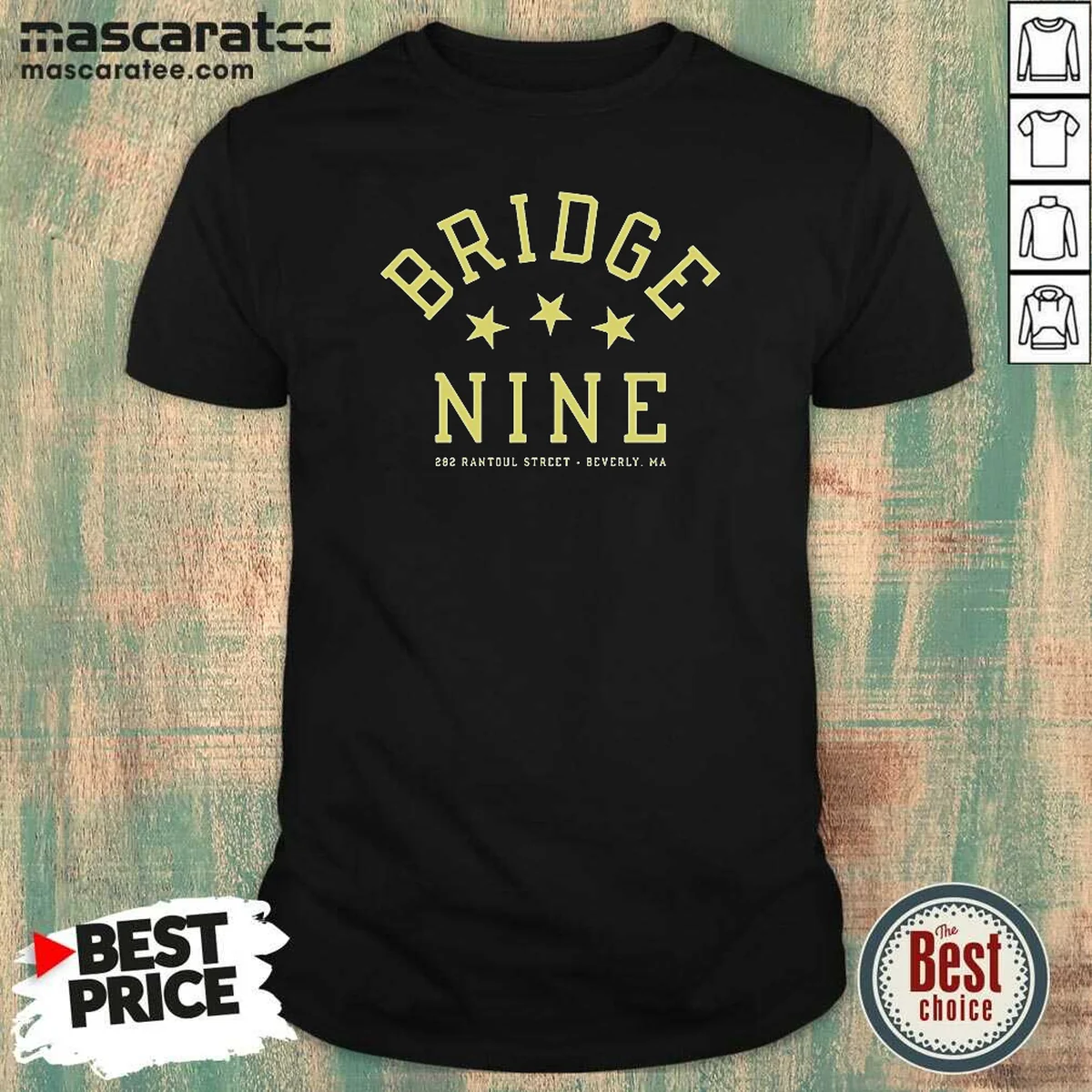 Premium Bridge Nine 282 Rantoul Street Shirt Premium Bridge Nine 282 Rantoul Street Shirt
