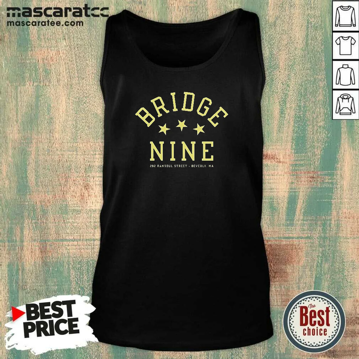 Premium Bridge Nine 282 Rantoul Street Tank Top Premium Bridge Nine 282 Rantoul Street Tank Top
