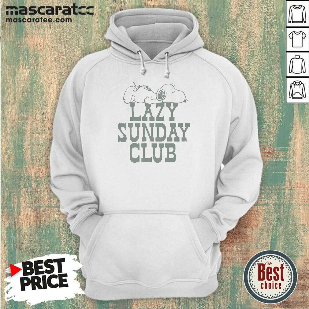 Premium Snoopy Lazy Sunday Club Shirt Hoodie Premium Snoopy Lazy Sunday Club Shirt Hoodie