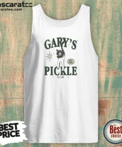 Pretty Nine Garys Pickle Club Est 2025 Tank Top tank top optimized in white with bold club logo