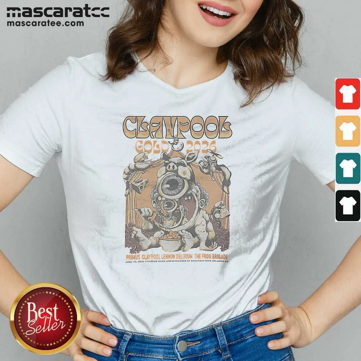 Pretty Primus In Atlanta Ga On V-Neck Shirt Pretty Primus In Atlanta Ga On V-Neck Shirt