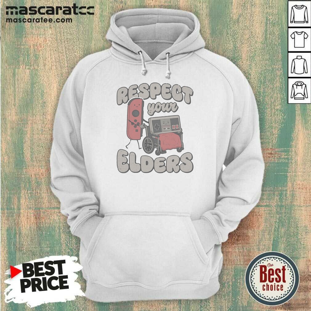Pretty Respect Your Elders Gamer Humor Hoodie Pretty Respect Your Elders Gamer Humor Hoodie