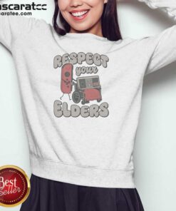 Pretty Respect Your Elders Gamer Humor Switch And NES Controller Sweatshirt