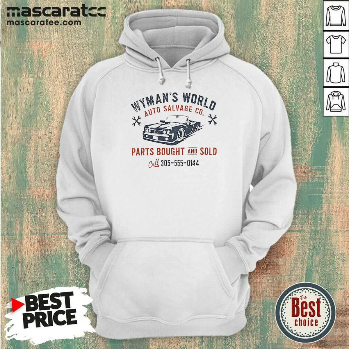 Pretty Wymans World Auto Salvage Co Hoodie