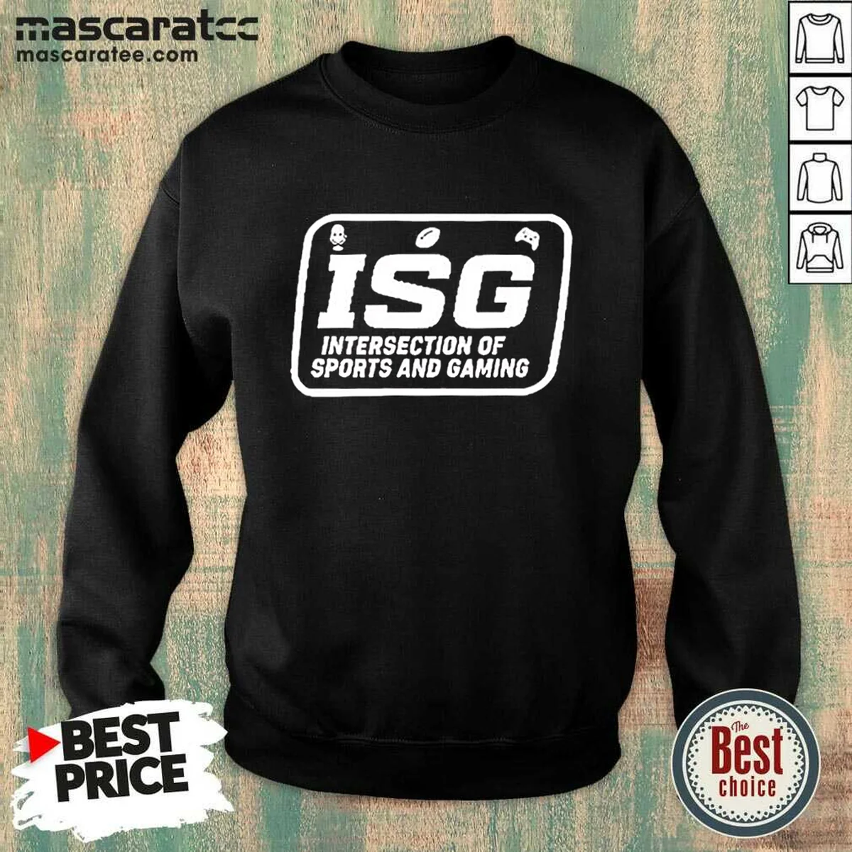Awesome ISG Intersection Of Sports And Gaming Podcast Fans And Media Collectors Sweatshirt