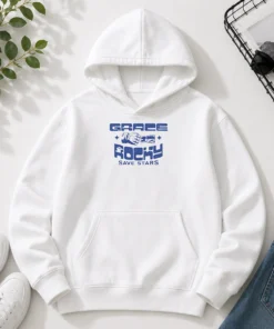 Funny Grace And Rocky Save Stars Fist Bump Hoodie