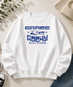 Funny Grace And Rocky Save Stars Fist Bump Sweater