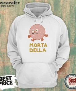 Funny Mortadella Food Cartoon Character Salami Meat Hoodie