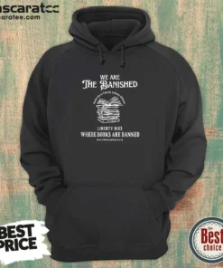 Funny We Are The Banished Rutherford County Library Alliance Stack Of Books Hoodie