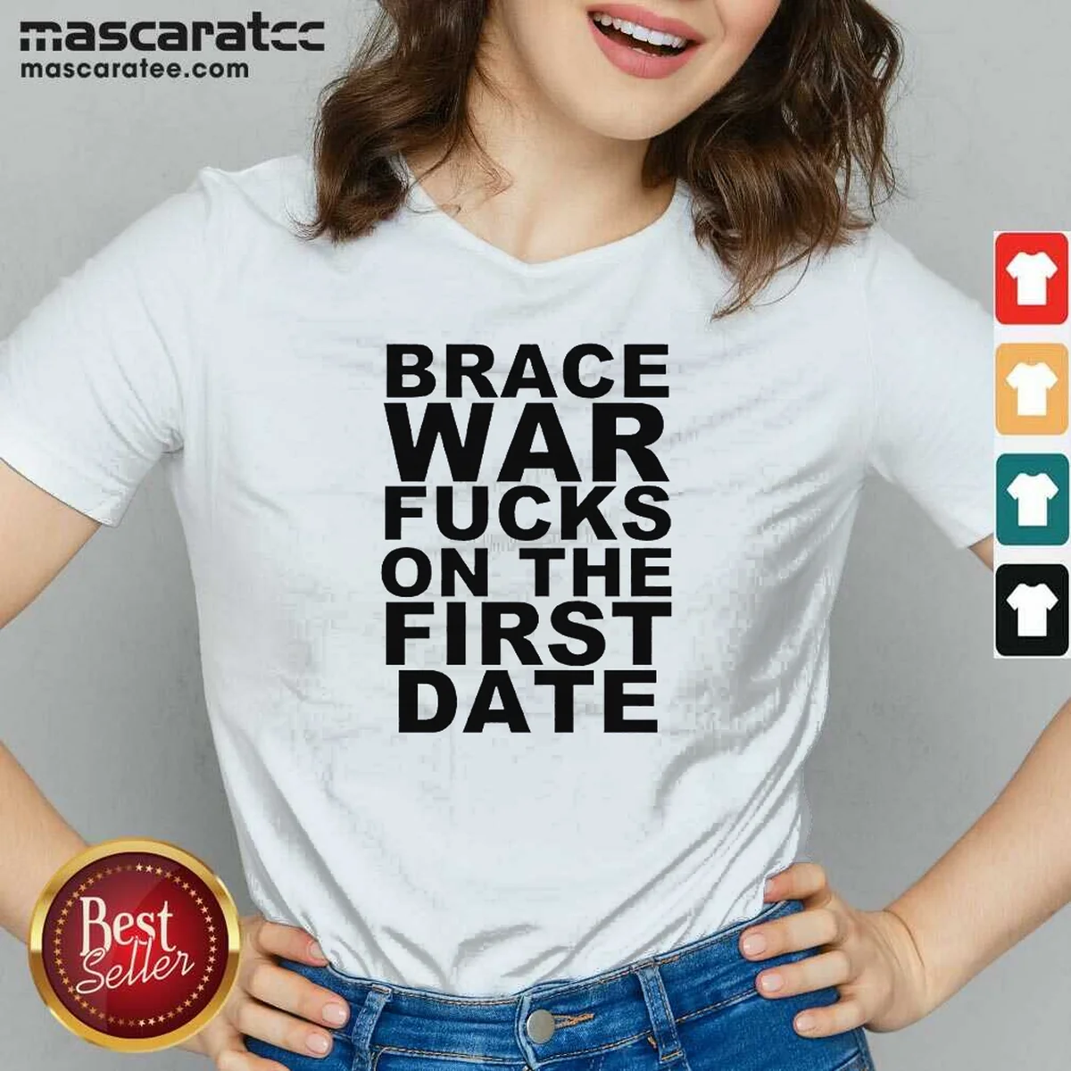 Good Brace War Fucks On The V-Neck Shirt Good Brace War Fucks On The V-Neck Shirt